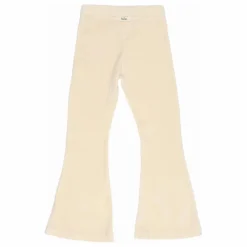 Legging Flare Velours Coton Bio | Ivoire