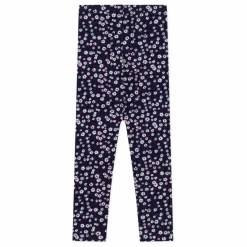 Legging Fleuri | Bleu marine