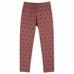Legging Fleuri Coton Bio | Violine