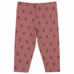 Legging Fleuri Coton Bio | Violine