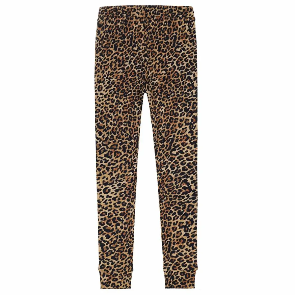 Legging Gentille Léopard Coton Bio | Marron