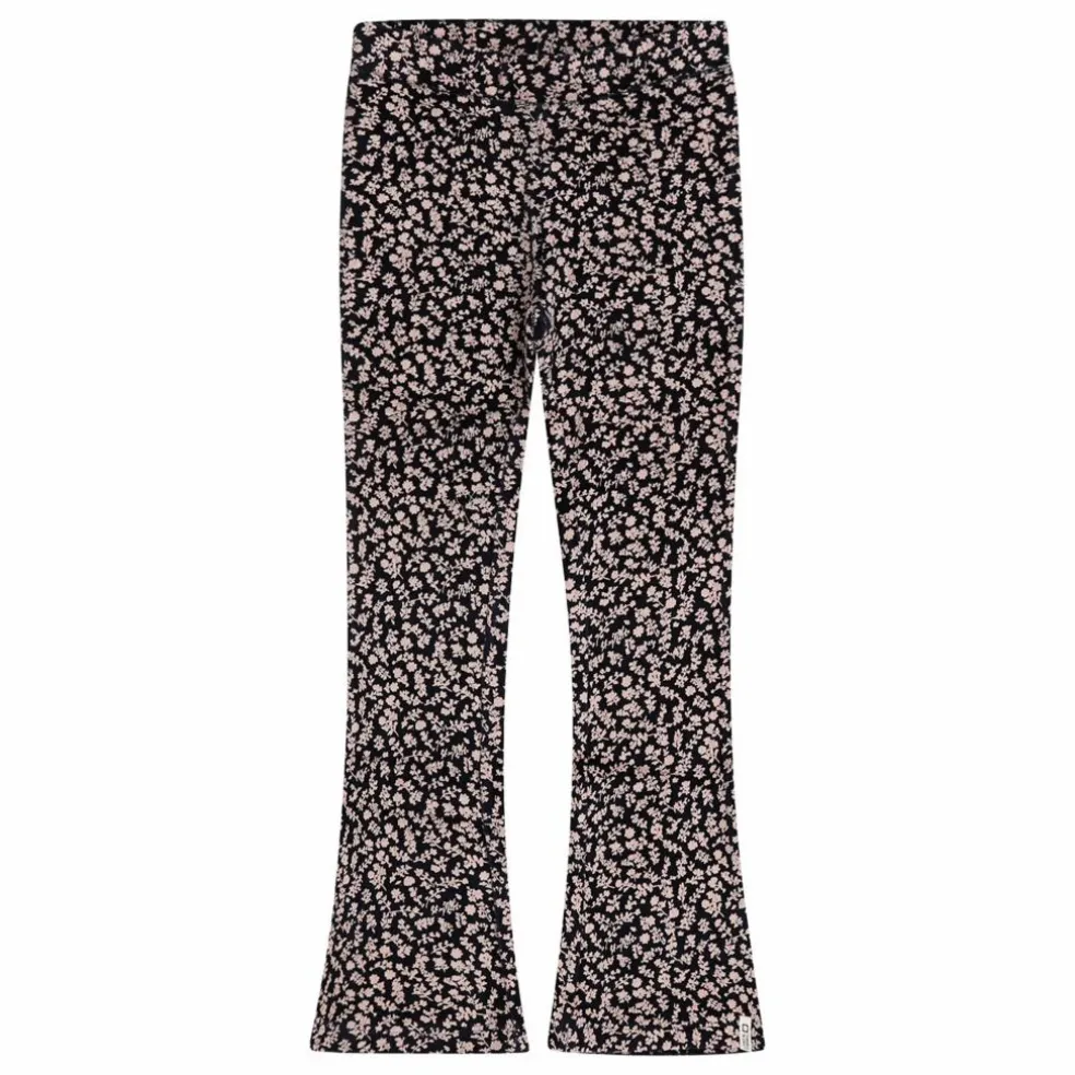 Legging Grazie Fleuri | Bleu nuit