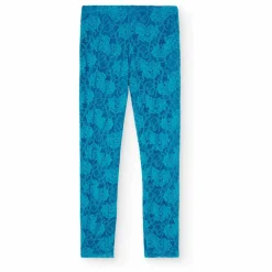 Legging Lace Alligator Dentelle | Bleu