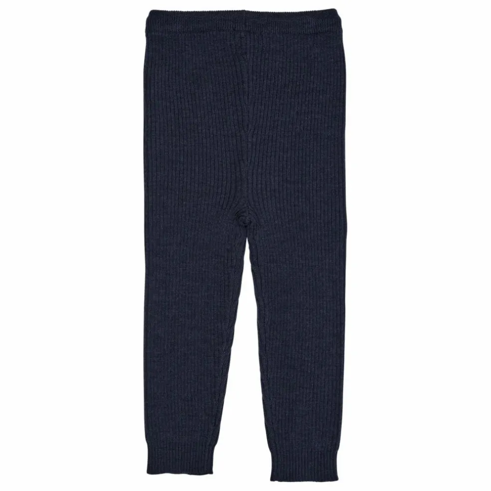 Legging Laine Mérinos | Bleu marine