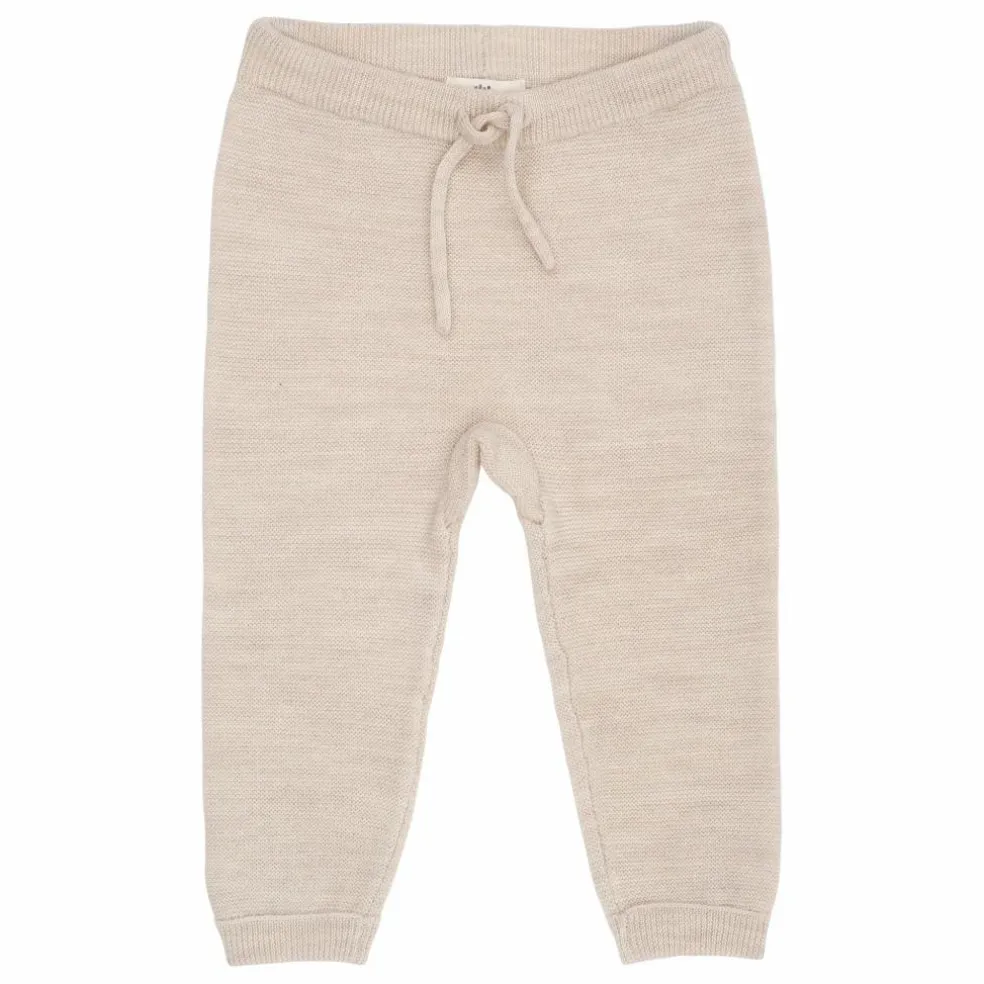Legging Laine Mérinos Mini | Beige chiné