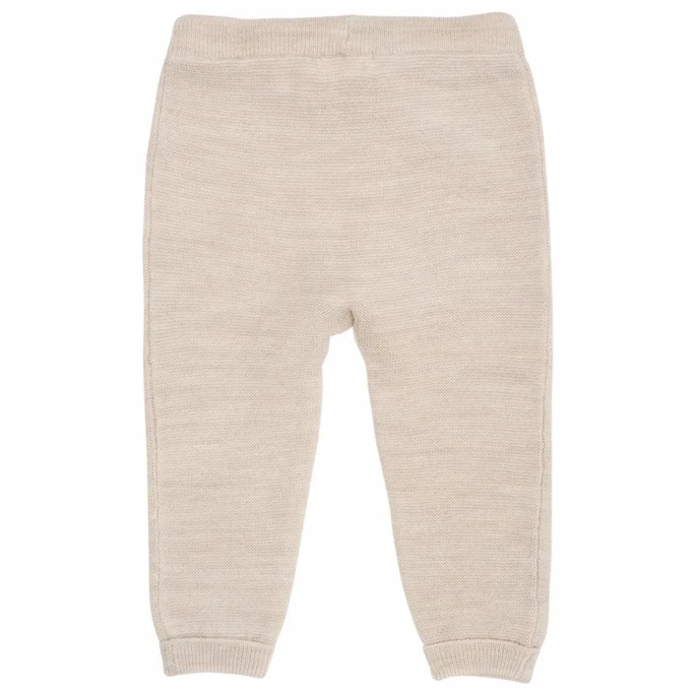 Legging Laine Mérinos Mini | Beige chiné