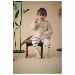 Legging Leni Rayé | Ecru