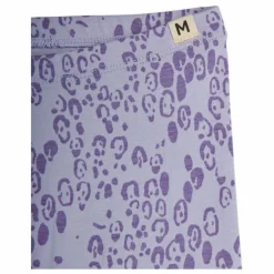 Legging Léopard Coton Bio | Mauve
