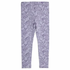 Legging Léopard Coton Bio | Mauve