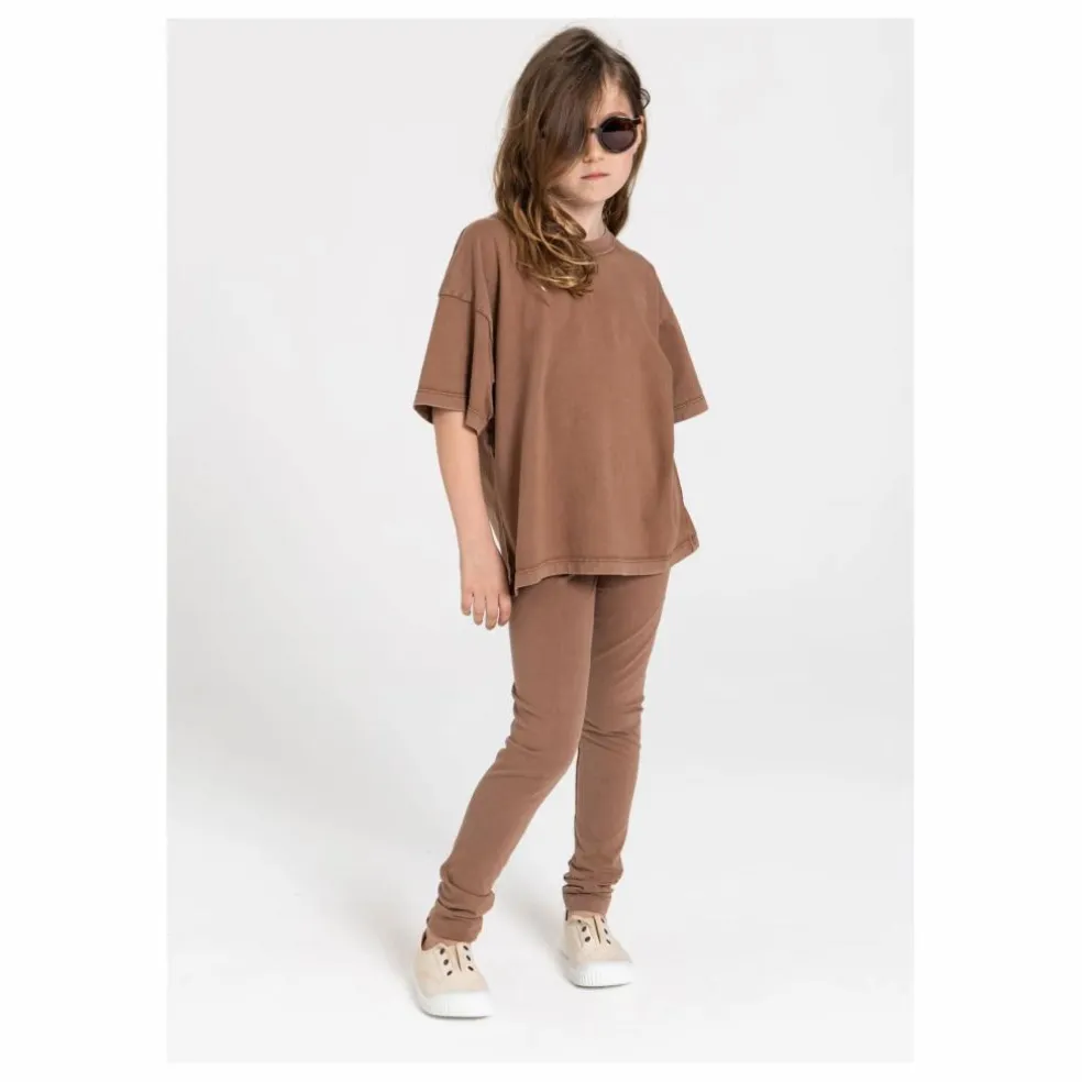 Legging Lou Coton Bio | Marron