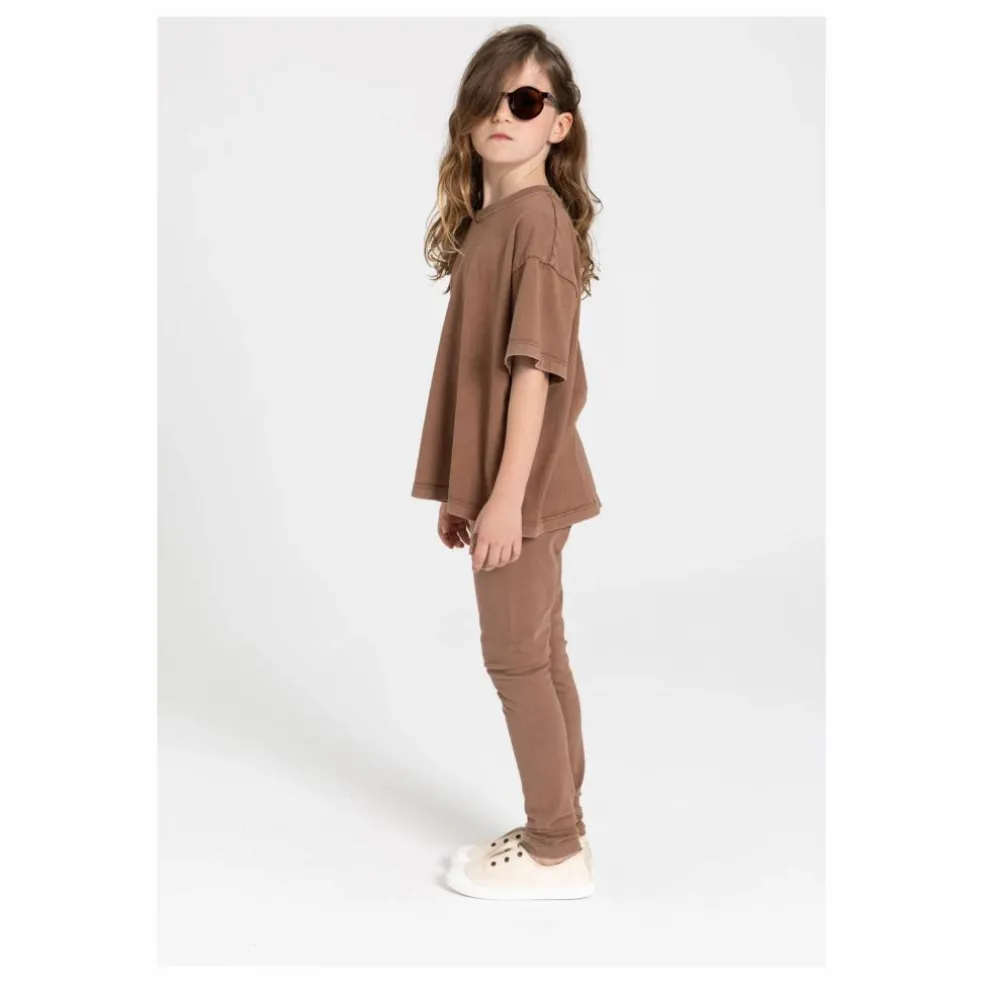 Legging Lou Coton Bio | Marron