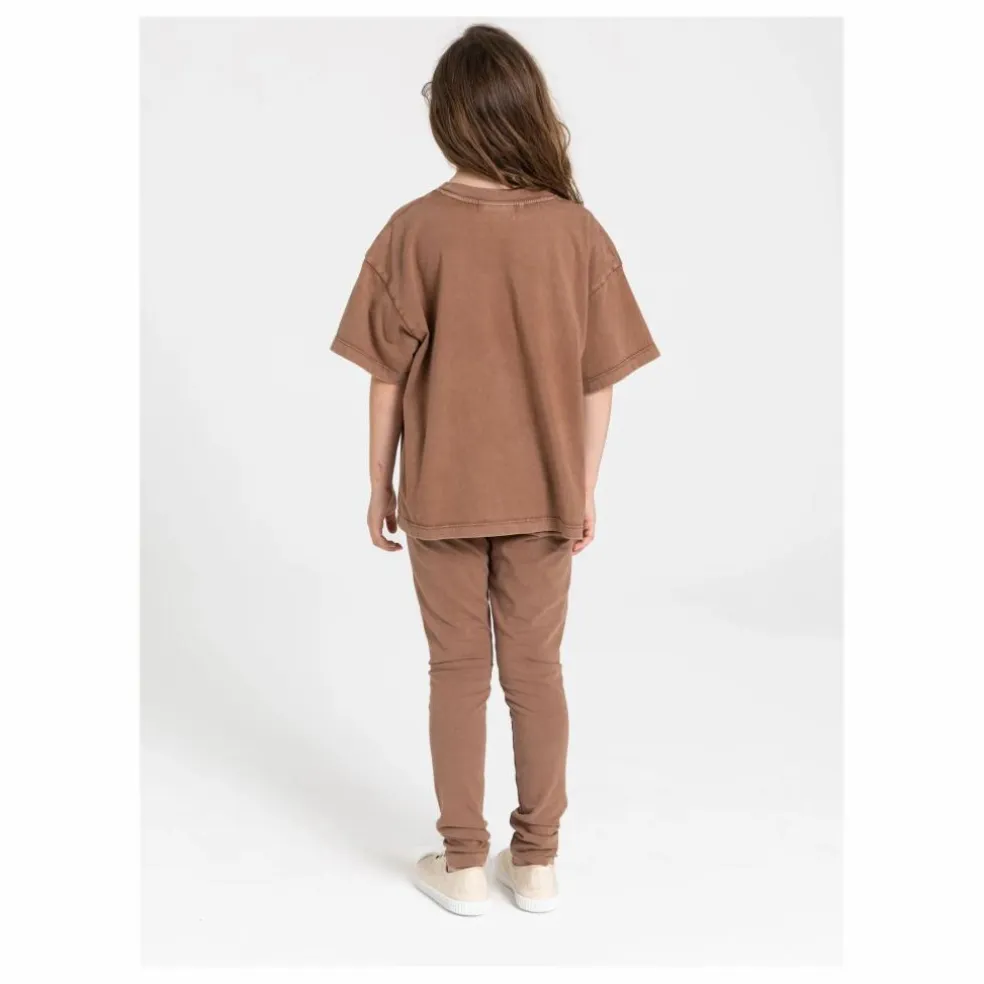 Legging Lou Coton Bio | Marron
