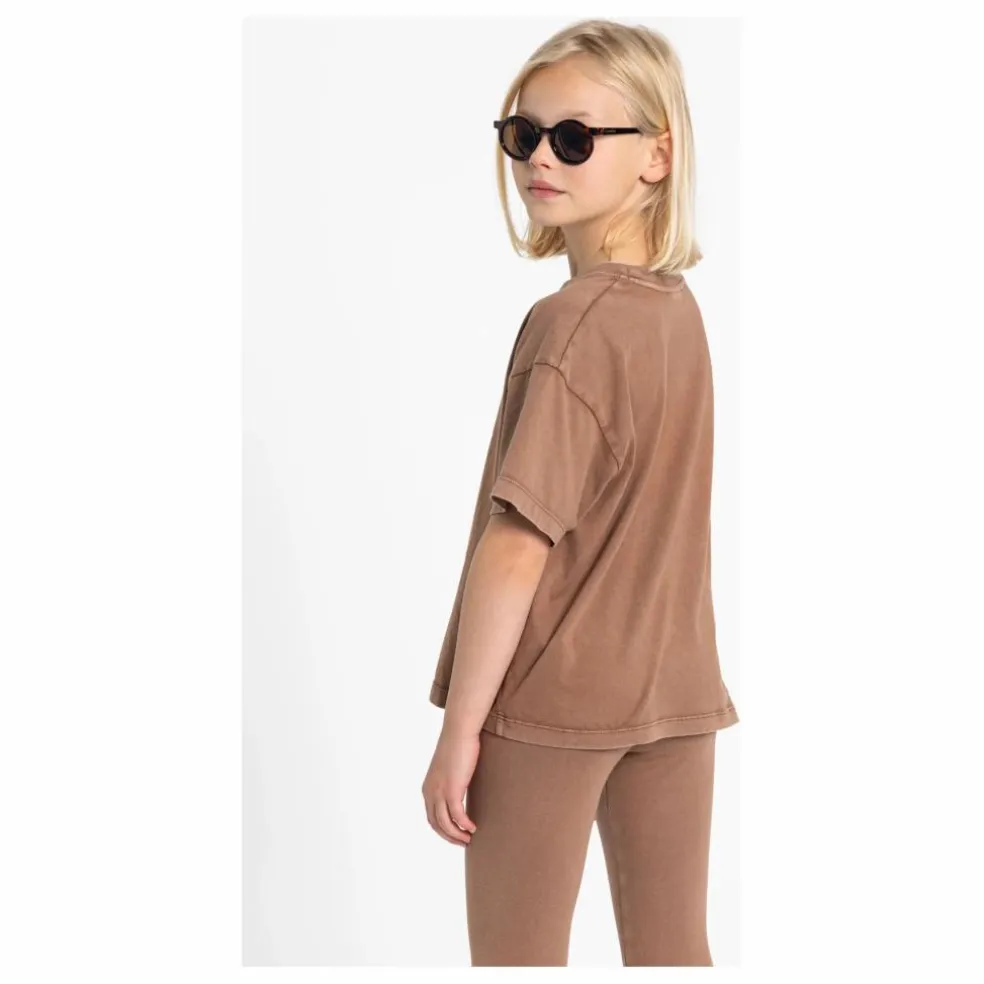 Legging Lou Coton Bio | Marron