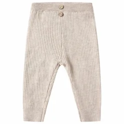 Legging Maille Côtelée Bio | Grège