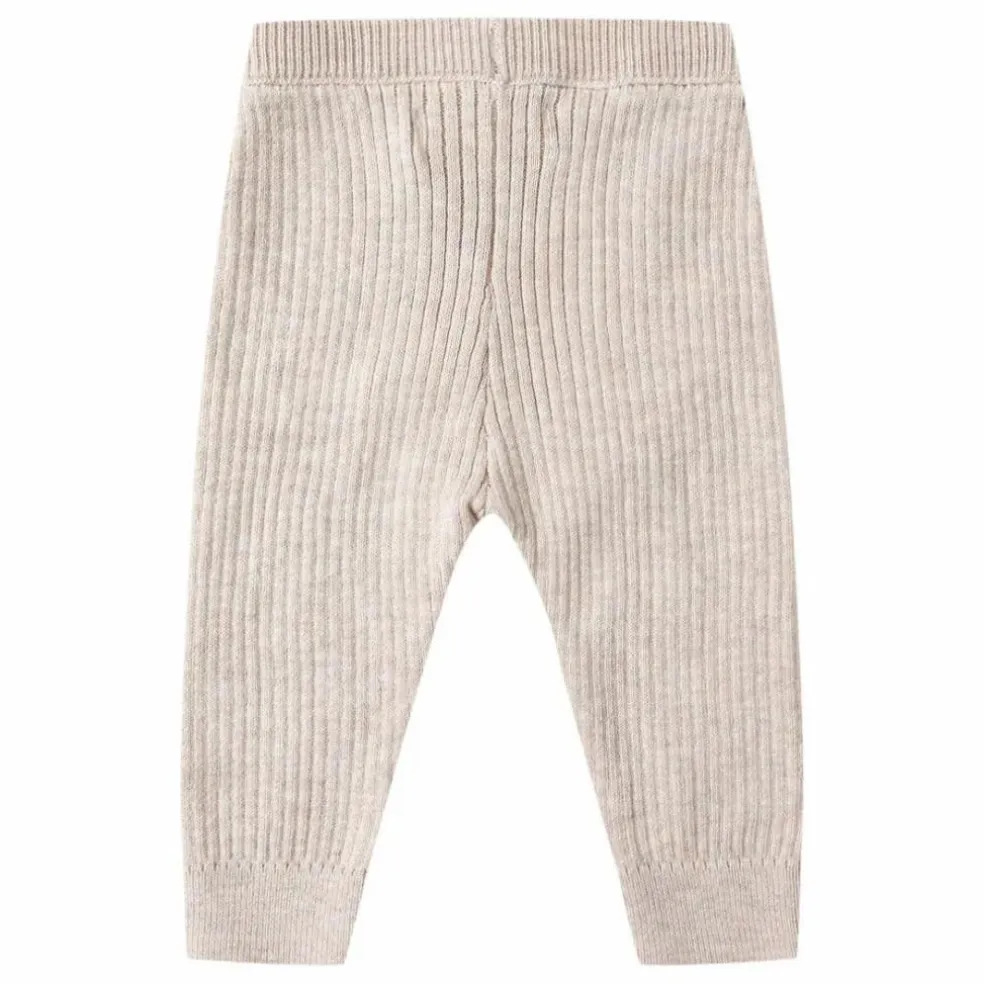 Legging Maille Côtelée Bio | Grège