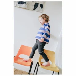 Legging Mikky Côtelé | Gris anthracite