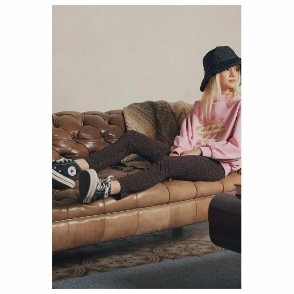 Legging Mikky Léopard | Marron