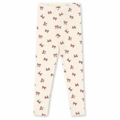 Legging Minnie Nœuds Pointelle Coton Bio | Beige