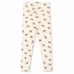 Legging Minnie Nœuds Pointelle Coton Bio | Beige