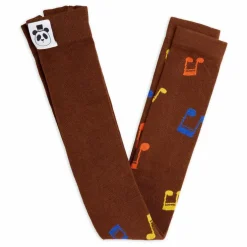 Legging Notes Coton Bio | Marron