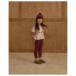 Legging Pointelle | Bordeaux