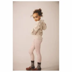 Legging Stretch Vichy Coton Bio | Bois de rose