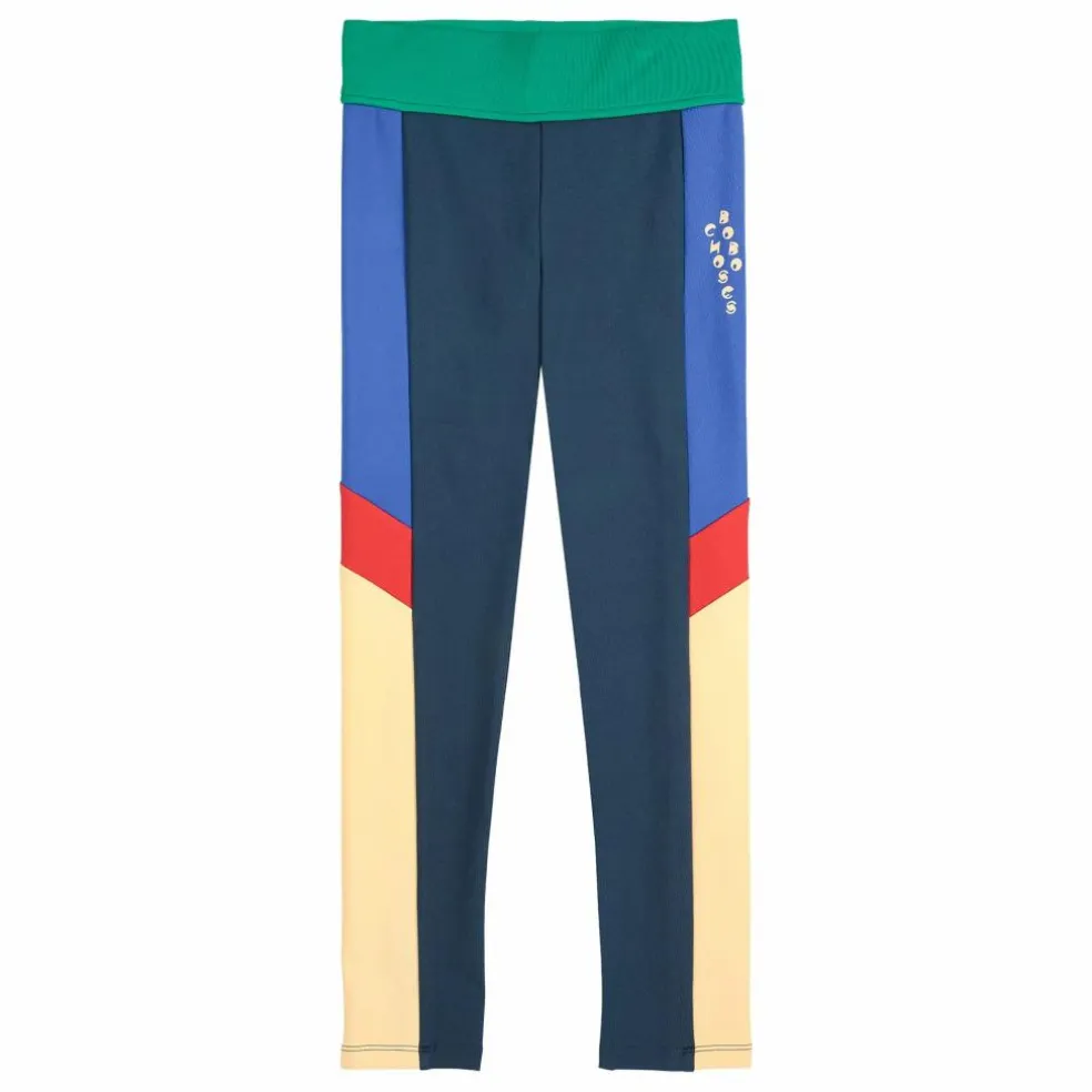 Legging Technique Colorblock Fibres Recyclées | Bleu