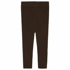 Legging Uni Laine de Mérinos | Marron