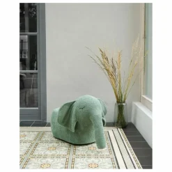 L'Eléphant à roulette Bou | Vert Menthe