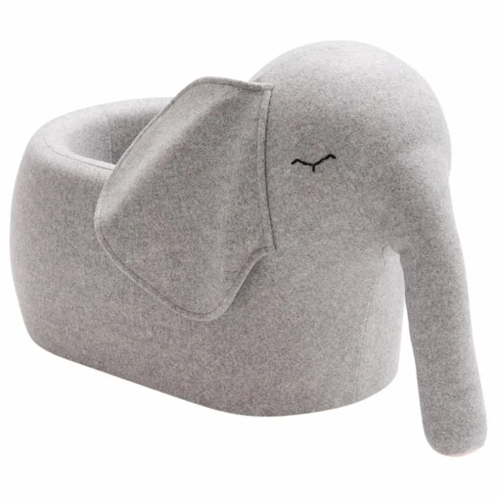 L'Eléphant à roulettes | Gris