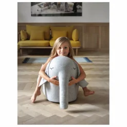 L'Eléphant à roulettes | Gris