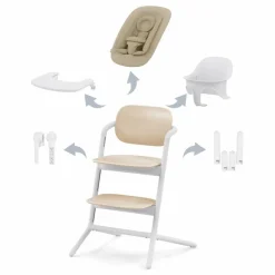 Lemo - Chaise haute 4 en 1