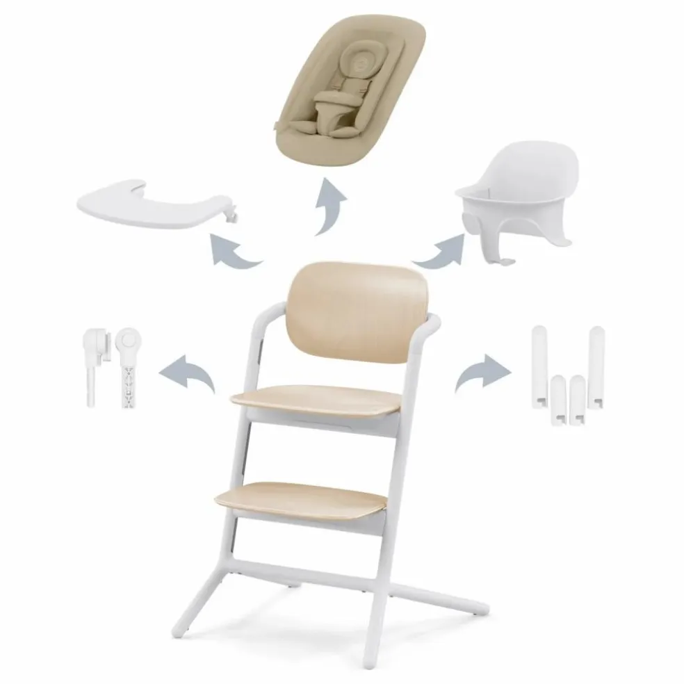 Lemo - Chaise haute 4 en 1