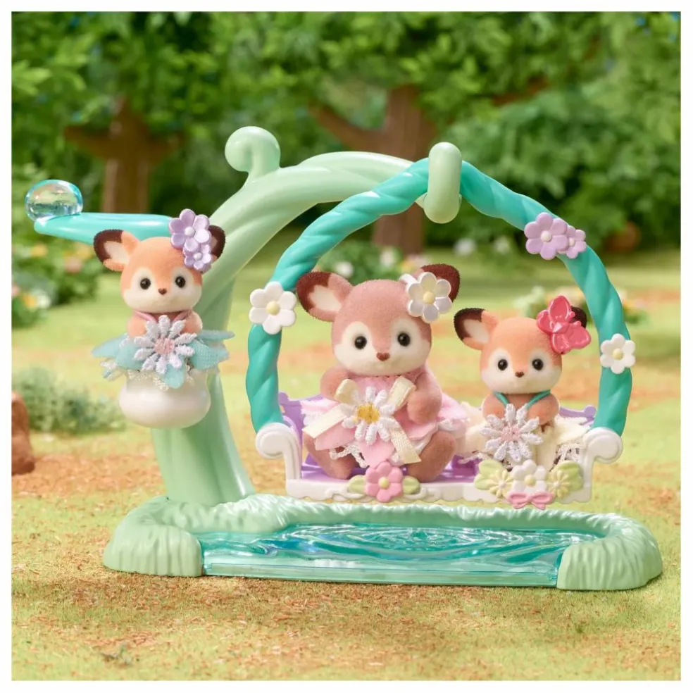 Les bébés Biche et balancelle
