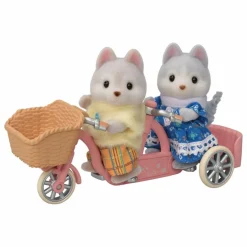 Les frères et sœurs husky et leur tandem