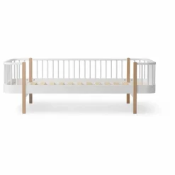 Lit banquette Wood 90x200 cm en chêne