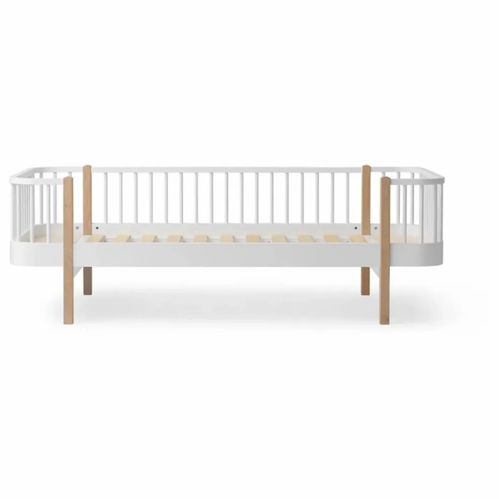 Lit banquette Wood 90x200 cm en chêne
