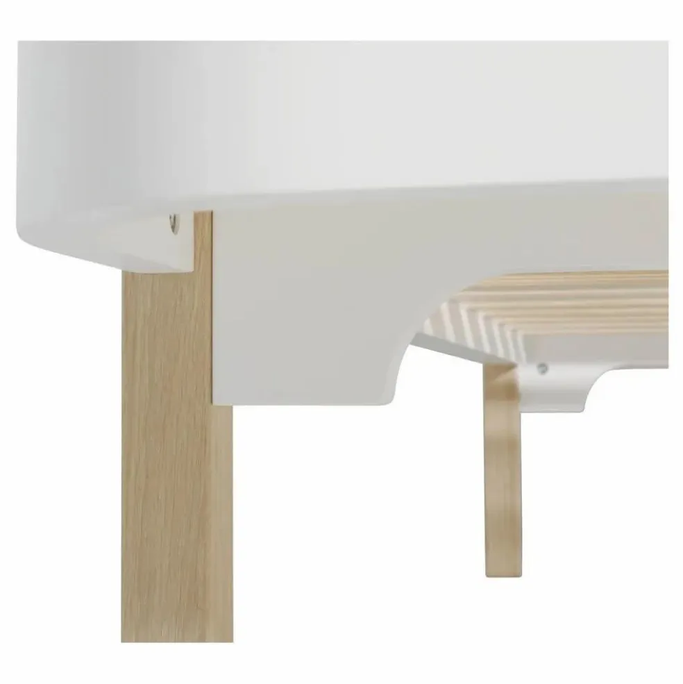 Lit banquette Wood 90x200 cm en chêne