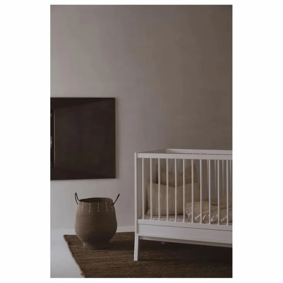 Lit bébé Ashi 70x140 cm | Crème