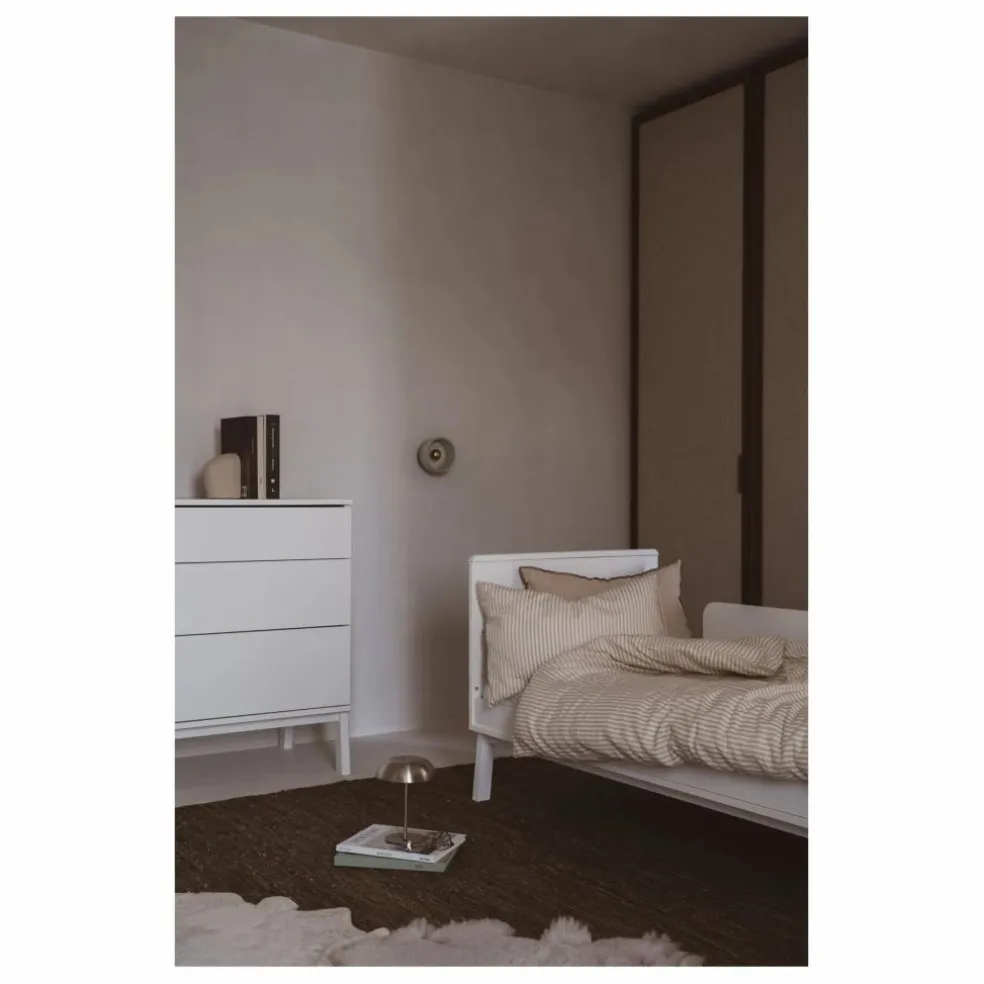 Lit bébé Ashi 70x140 cm | Crème
