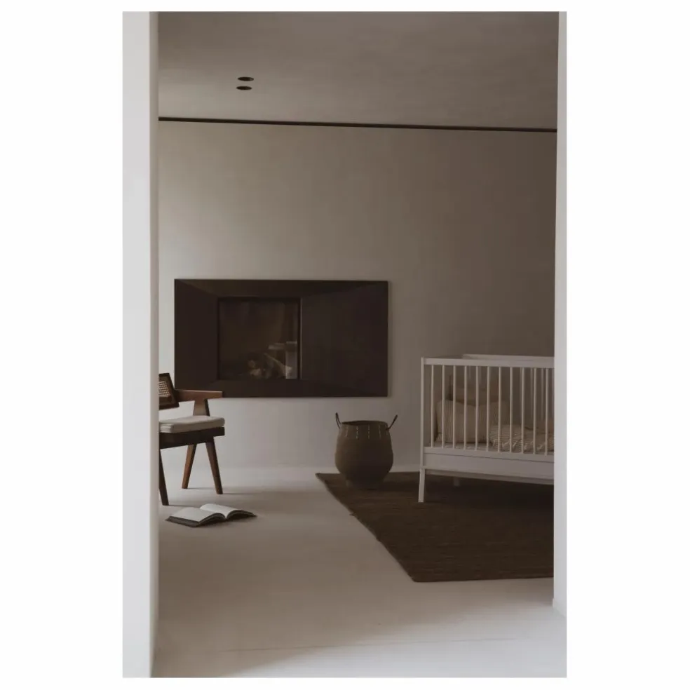 Lit bébé Ashi 70x140 cm | Crème