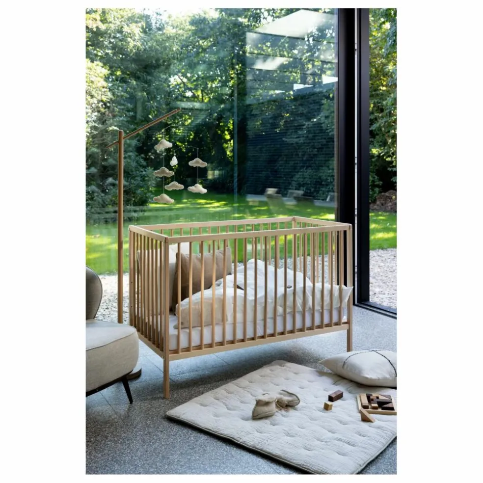 Lit bébé Lina 60x120 cm | Bois clair