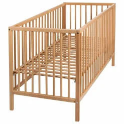 Lit bébé Lina 60x120 cm | Bois clair