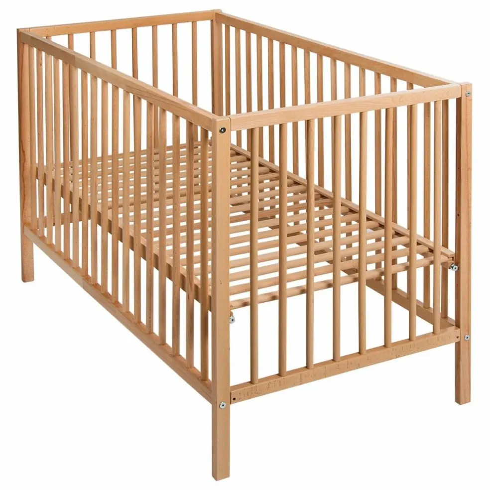 Lit bébé Lina 60x120 cm | Bois clair