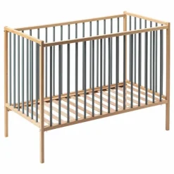 Lit bébé Rémi 60x120 cm | Bleu gris