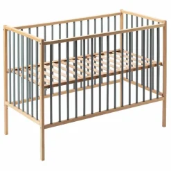 Lit bébé Rémi 60x120 cm | Bleu gris