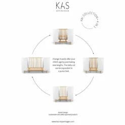 Lit bébé évolutif Kai | Chêne