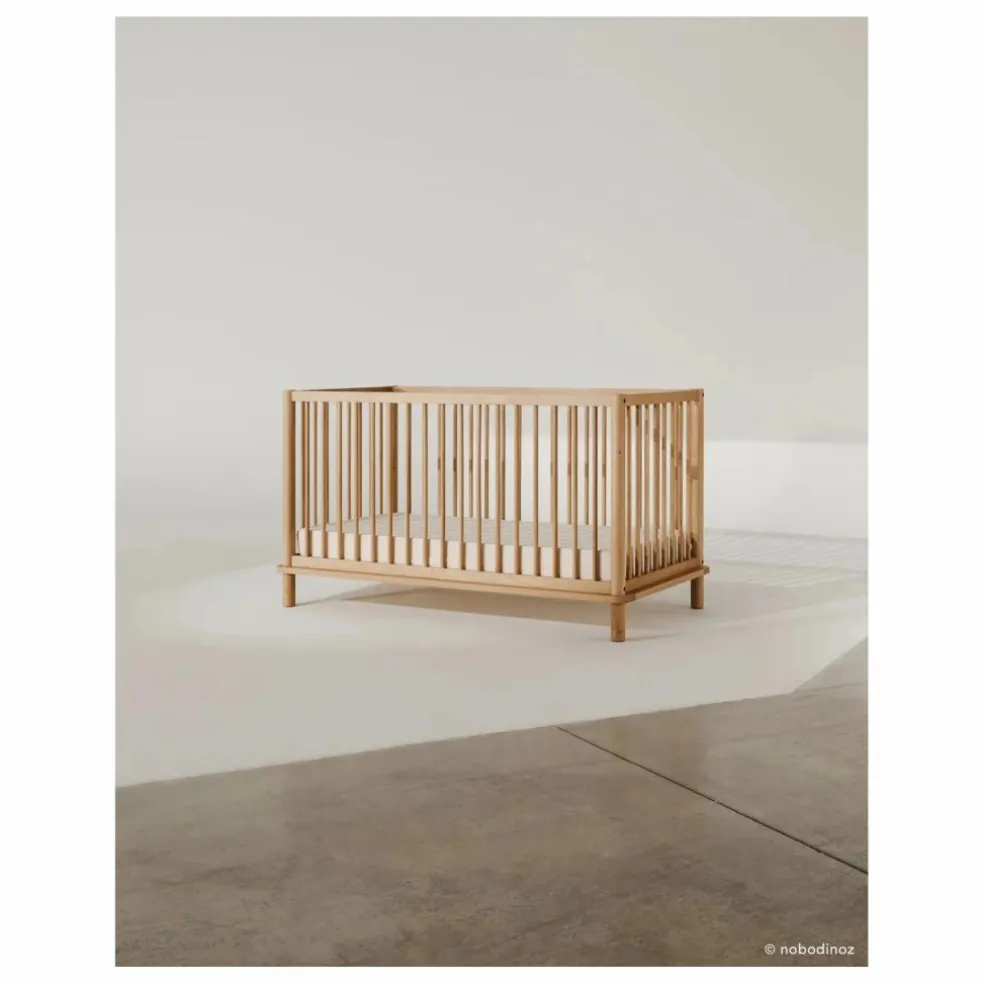 Lit bébé évolutif 70x140 Latitude et extension lit junior | Chêne