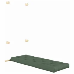 Lit d'appoint Hooked 75x200 cm | Vert olive