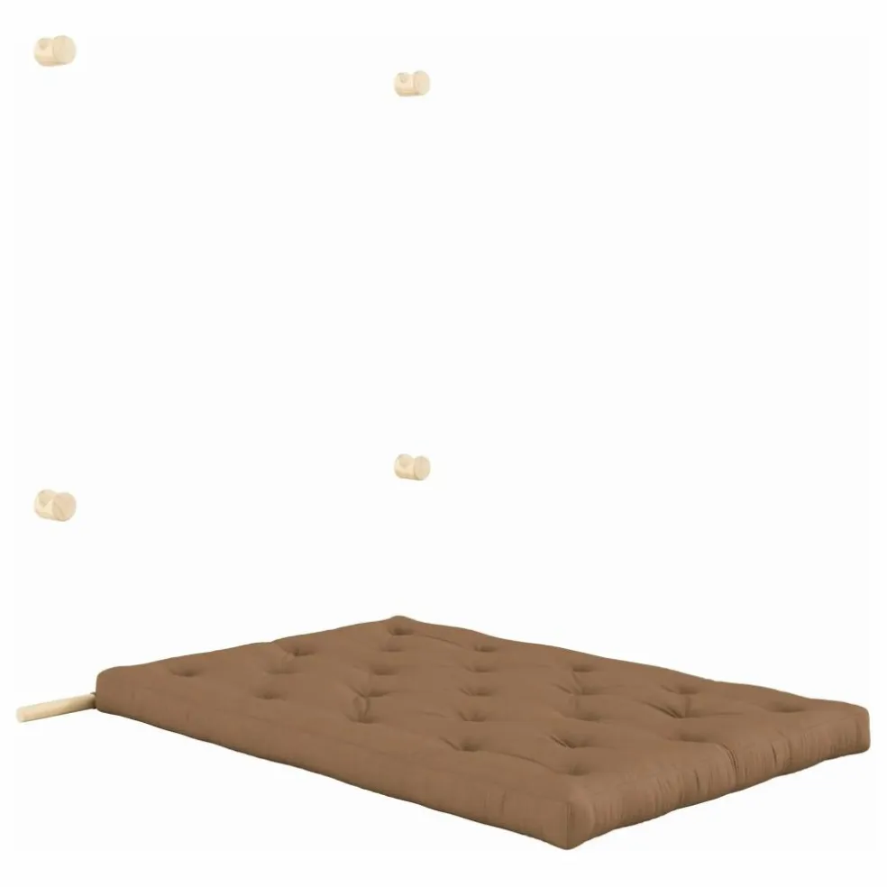 Lit d'appoint Hooked 135x200 cm | Mocha